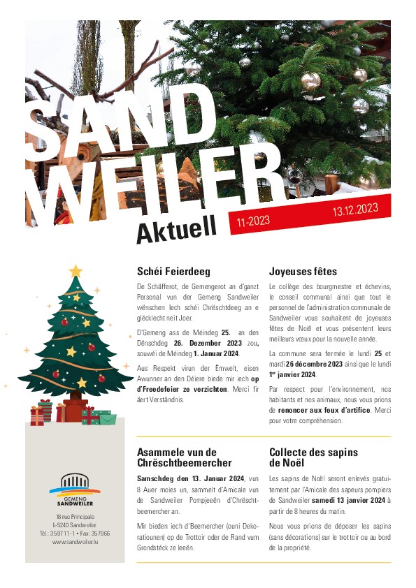 Sandweiler Aktuell 11-2023