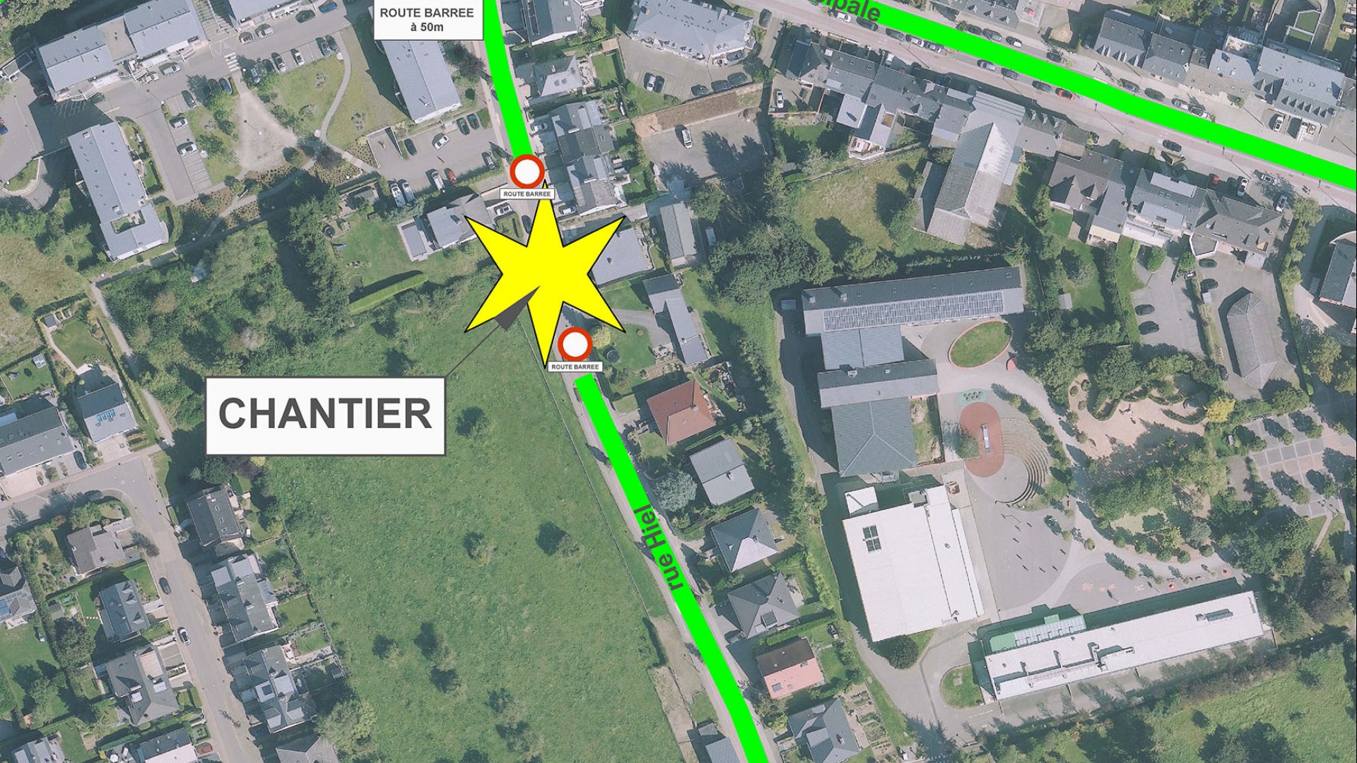 20240115 Route Barrée - rue Hiel