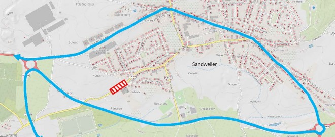 20240218 - Route Barrée - rue d'Itzig