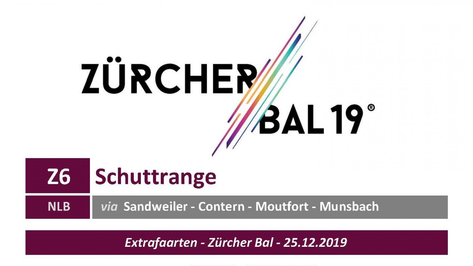 Nightlifebus Zuricher Bal '19