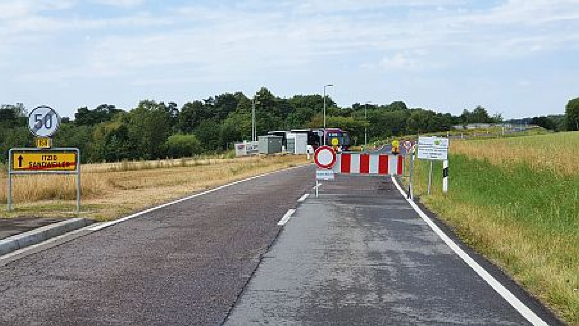 route barrée rue Itzig res