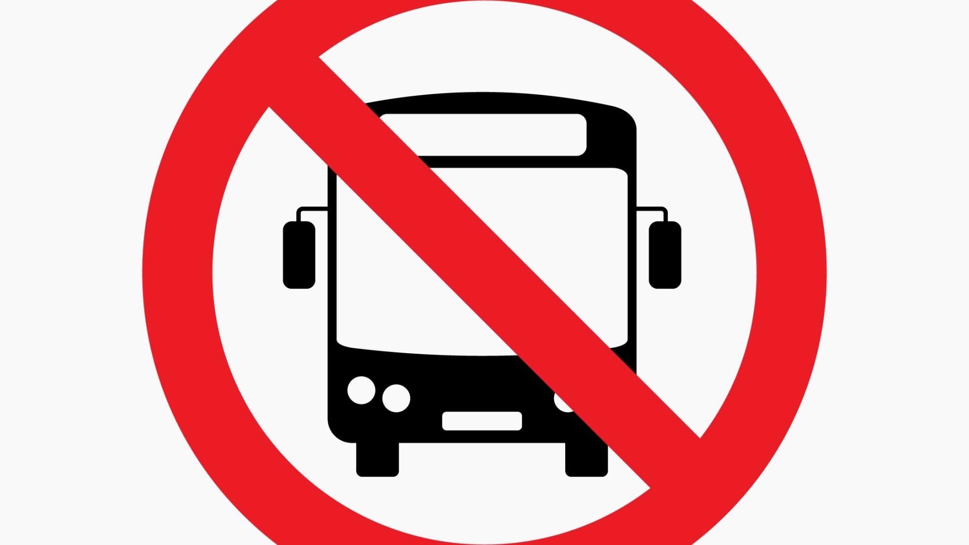 no bus