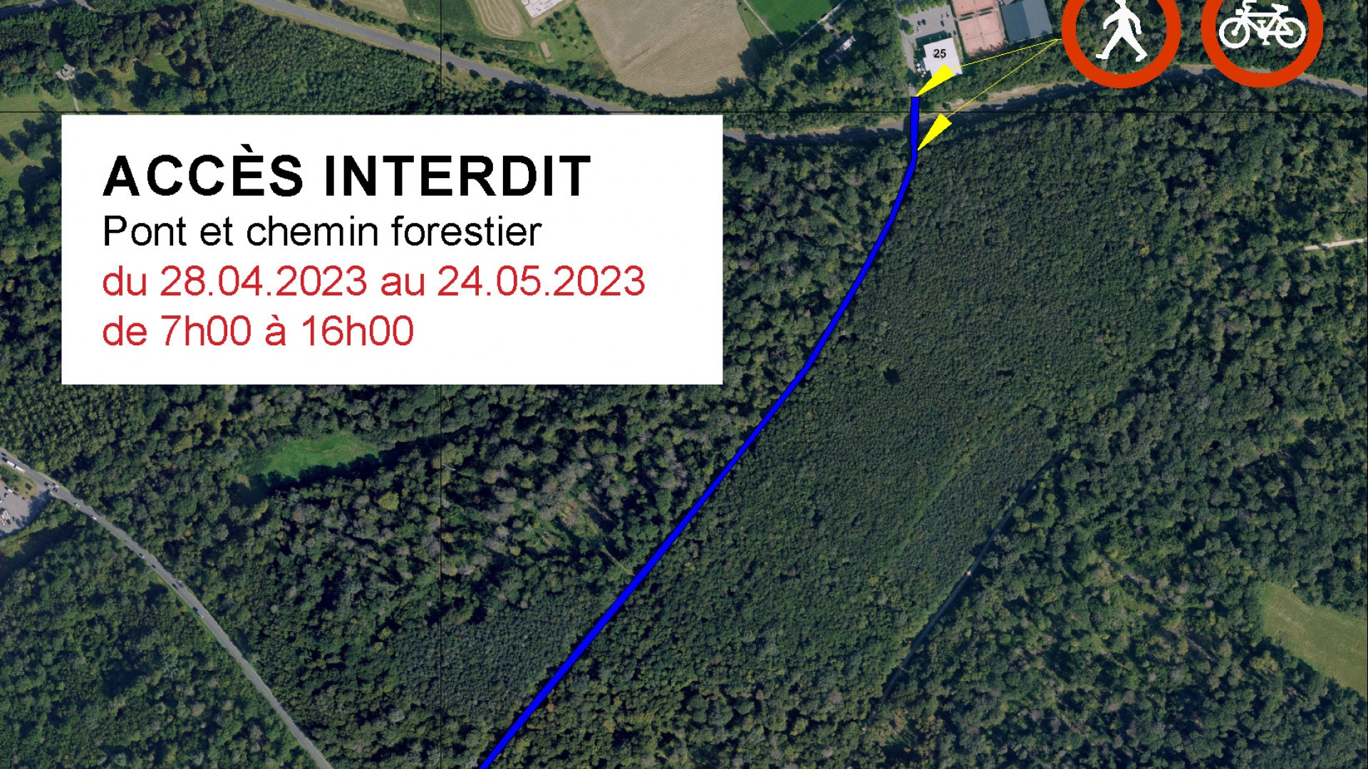20230428 Accès interdit - Pont et Chemin forestier