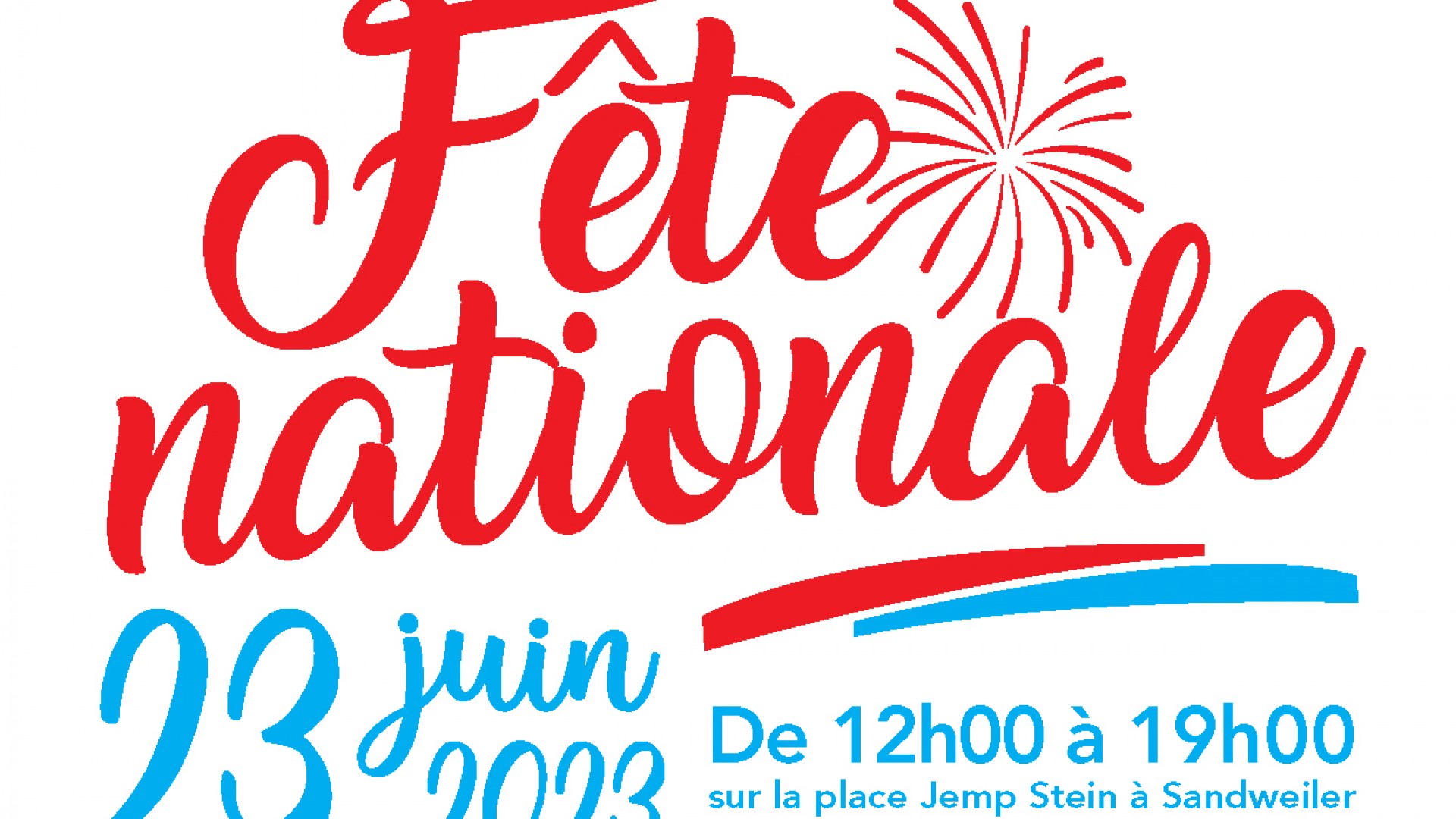 Fête nationale Sandweiler 2023 - Banner